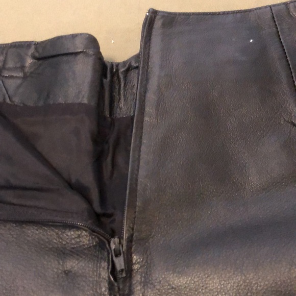 ISABEL U.S.A 💯% black color Leather, women’s Pants fully lined size 4” - Picture 8 of 16
